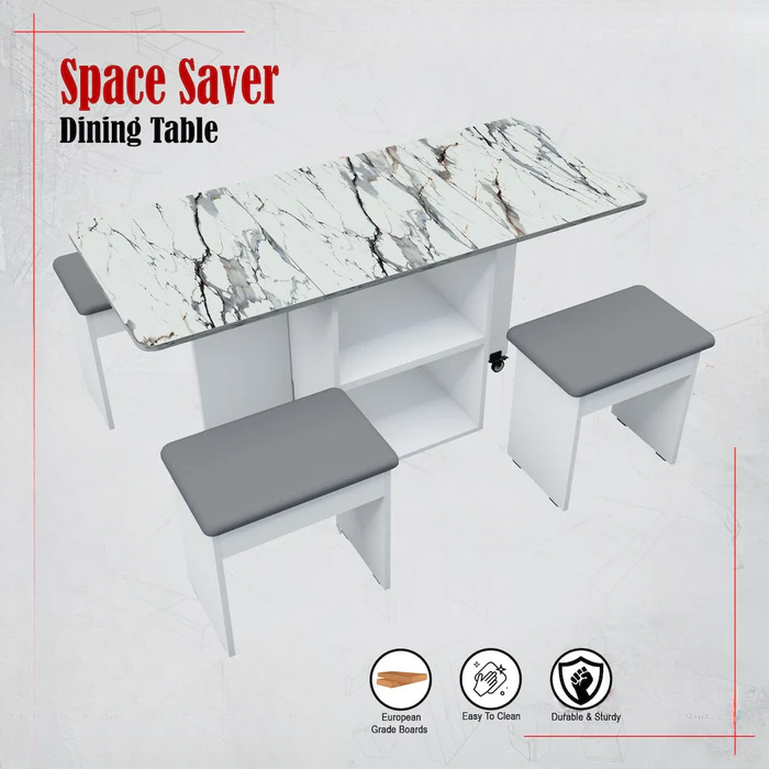 NestFold 4-Seater Compact Dining