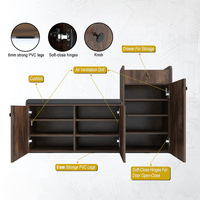 ComfyStore 20-Pair Shoe Cabinet