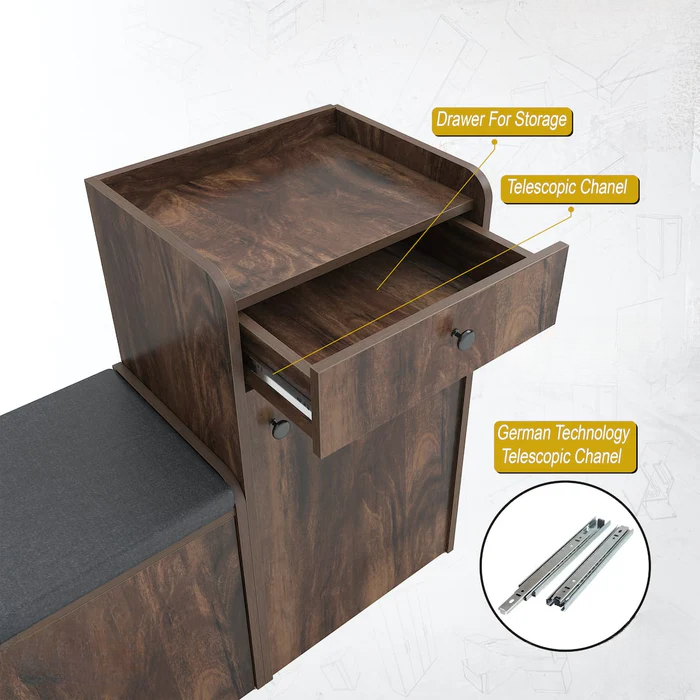 ComfyStore 20-Pair Shoe Cabinet