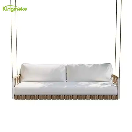 Kingmake Double Love Seater Garden Hanging Swing Chair