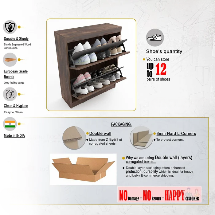 SwiftStack 12-Pair Tilt-Out Shoe Rack