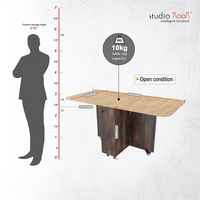 FlexiFold 6-Seater Dining Table without chair