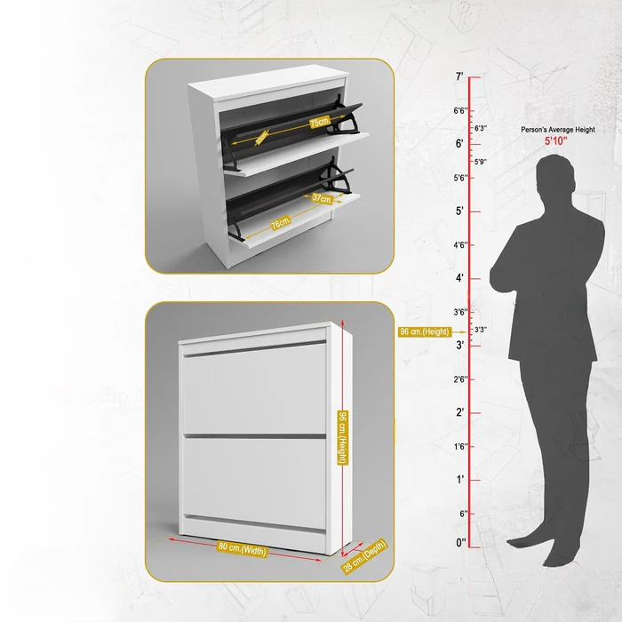 SwiftStack 12-Pair Tilt-Out Shoe Rack