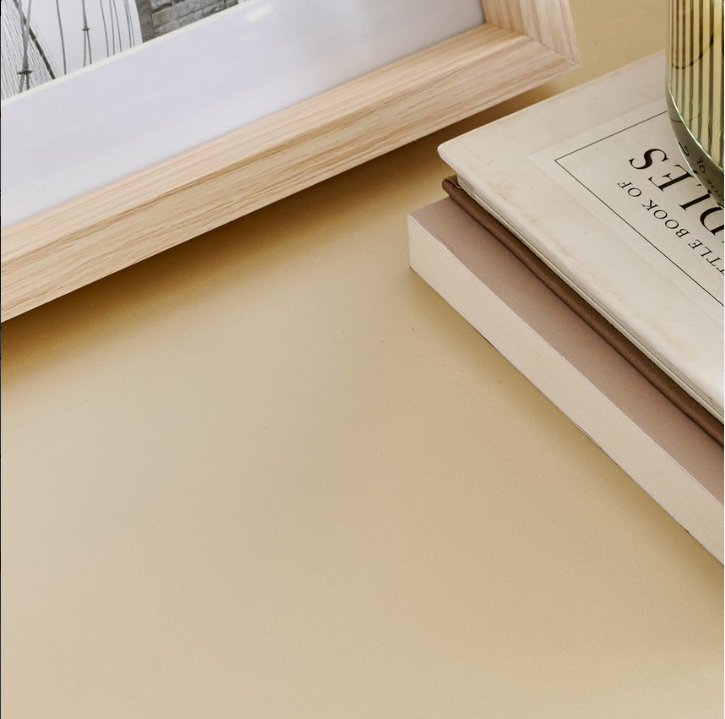 Home Centre Greige Bedside Table with Drawers