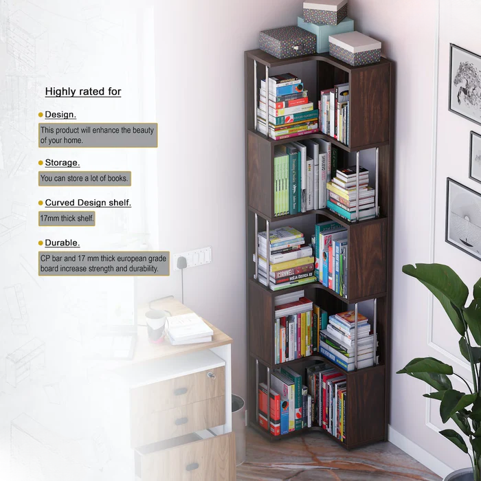EdgeMax Corner Bookshelf