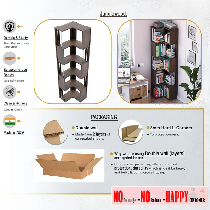 EdgeMax Corner Bookshelf