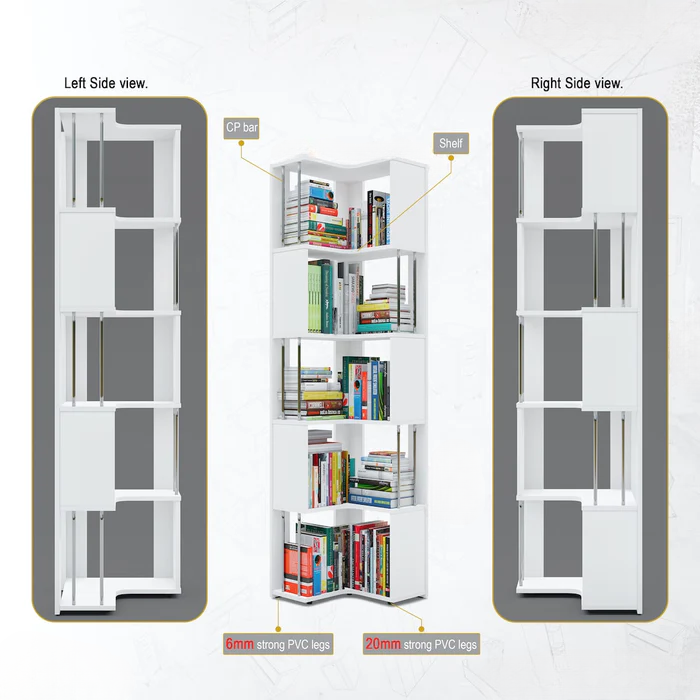 EdgeMax Corner Bookshelf
