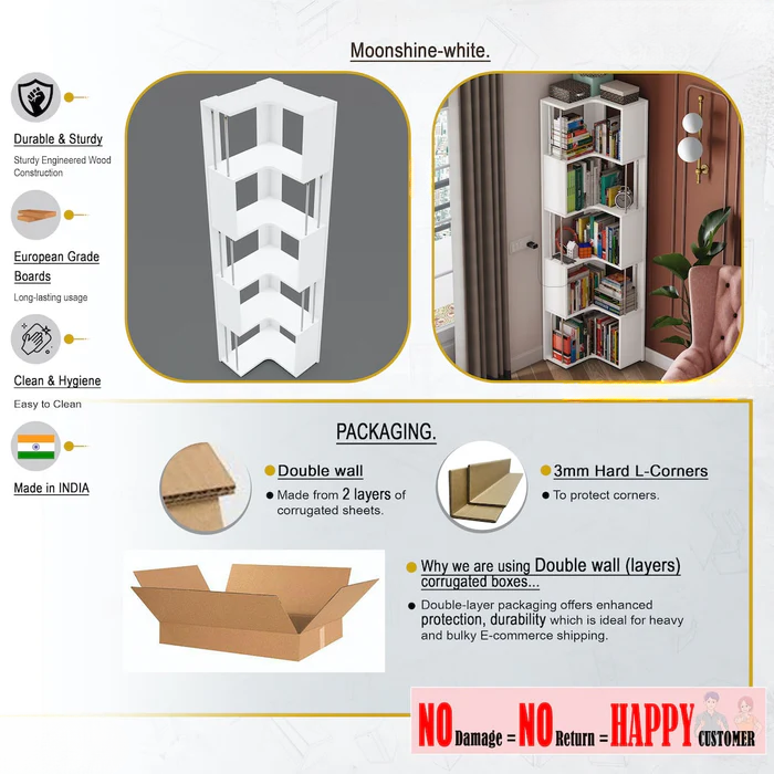 EdgeMax Corner Bookshelf