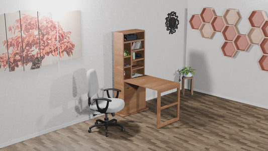 VersaDesk Bookshelf & Study Table